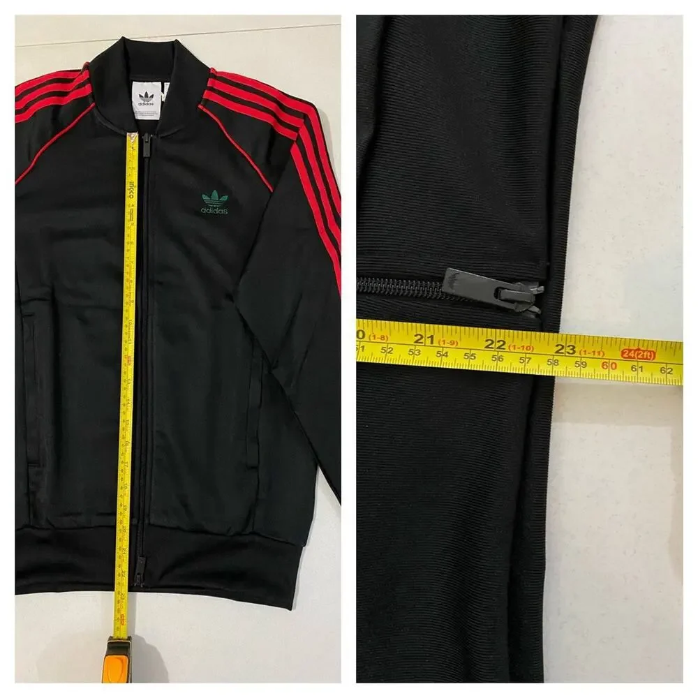 Adidas Originals Superstar Tracksuit Black Better Scarlet Size S